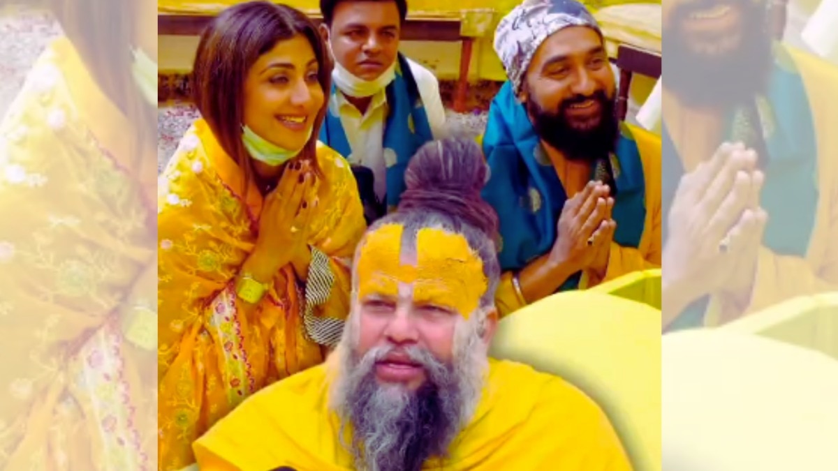 Shilpa and Raj meet Premanand ji