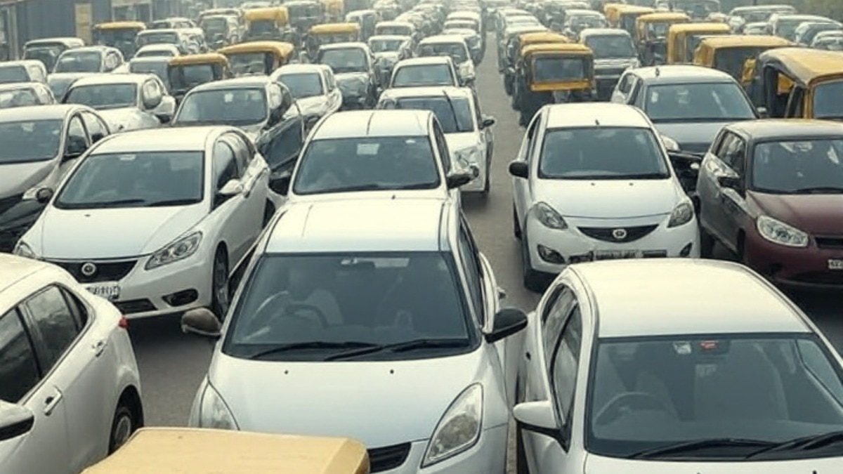 Noida, Greater Noida, Greater Noida west, parthala bridge, Noida Jam, Noida News, NDA, Greater Noida News, ग्रेटर नोएडा, नोएडा, जाम, ट्रैफिक, यूपी न्यूज