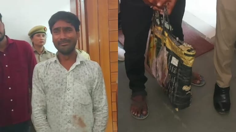 अपने मरे हुए नवजात बच्चे को झोले में लेकर लखीमपुर खीरी DM ऑफिस पहुंच गया विनोद! कलेजा फट जाएगा इनका दुख जानकर Lakhimpur Kheri News