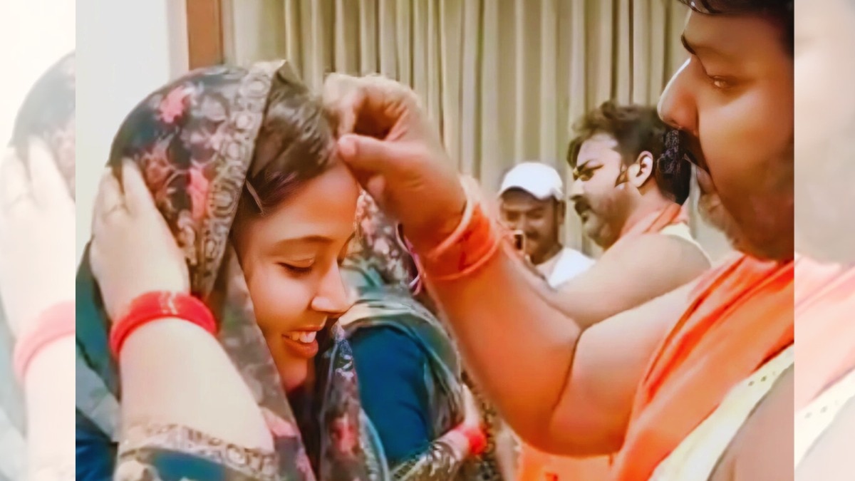 Pawan singh wife post