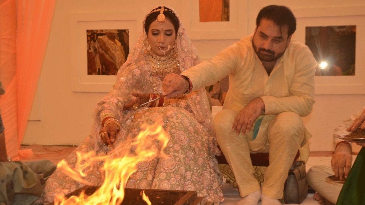 Photo: Vikas Yadav and Harshika Yadav