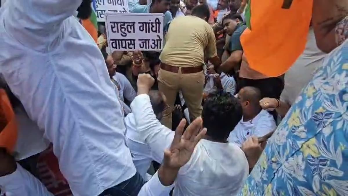राहुल गांधी के रायबरेली पहुंचते ही भाजपा वालों ने लगाए 'वापस जाओ' के नारे... मंत्री दिनेश सिंह ने बताई विरोध की वजह UP Political News