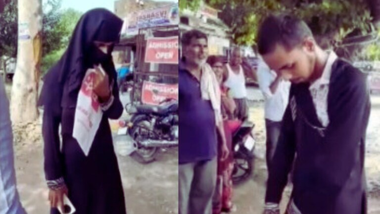 देवरिया में बुर्का पहनकर लड़की से मिलने गया था सुहेल, पकड़ा गया तो ये सब बताया, वीडियो वायरल Deoria News