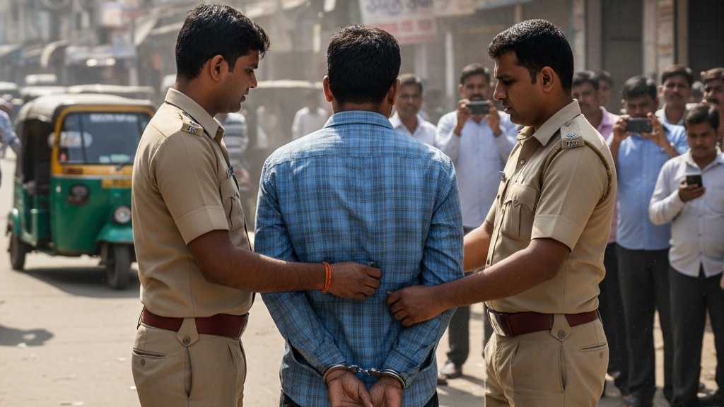 Police arrest criminal:सांकेतिक तस्वीर