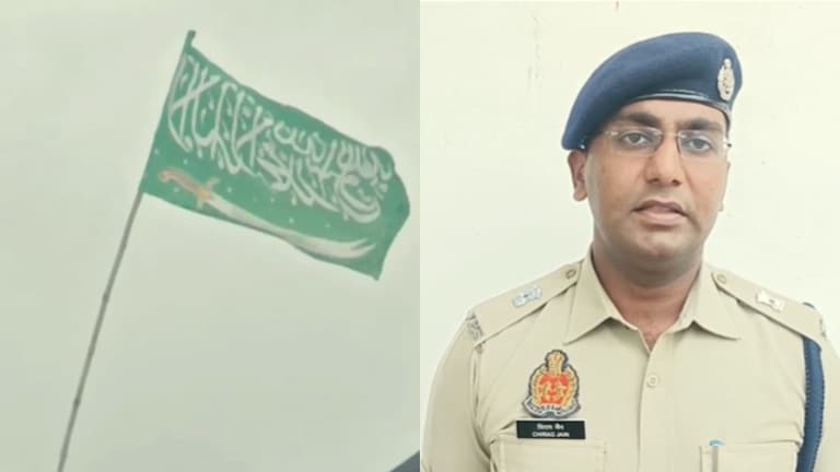 आजमगढ़ की नूर मस्जिद पर सऊदी अरब का झंडा लगाने वाले नूर आलम के खिलाफ पुलिस ने क्या एक्शन लिया? Azamgarh, Azamgarh news, Azamgarh police, Azamgarh mosque, Saudi flag incident, flag hoisting, Uttar Pradesh news, mosque controversy, flag controversy, UP News, UP Viral news, आजमगढ़, आजमगढ़ न्यूज, आजमगढ़ पुलिस