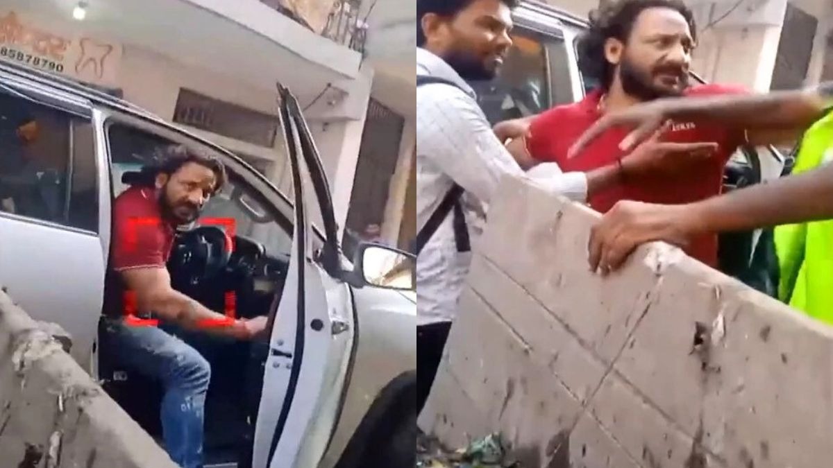 नोएडा के योगेश यादव की कार से टकरा गई सफाईकर्मी की रिक्शा, फिर हुई दबंगई की सारी हद पार UP Tak