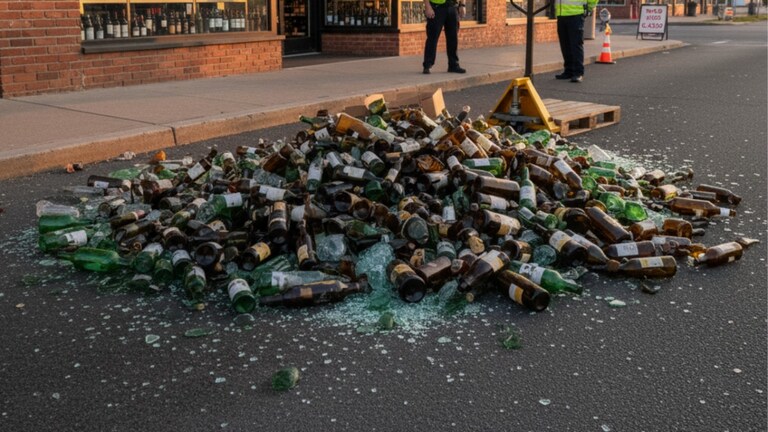 आगरा में मातम के बीच शराब खरीद रहे थे लोग, गुस्साई महिलाओं ने बर्बाद कर दिया लाखों का स्टॉक Agra News