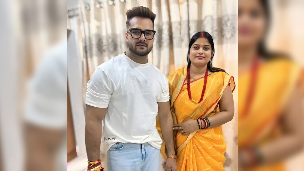 Khesari and his wife chanda devi