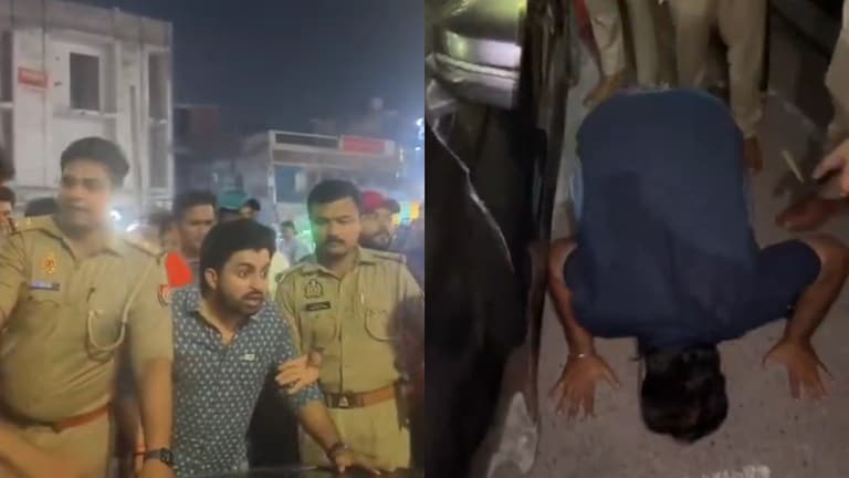 मेरठ में मंत्री सोमेंद्र तोमर का नाम लेकर छात्रों से रगड़वाई नाक और खड़ी देखती रही पुलिस! दबंगई की इंतहा देखिए Meerut Crime News