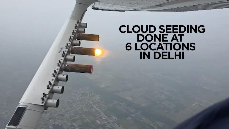 IIT Kanpur Cloud Seeding in Delhi.