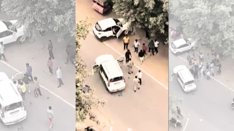बाप को मारा थप्पड़ तो बेटे ने 7 दोस्तों के साथ सड़क पर लिया बदला, स्कॉर्पियो सवार को जमकर पीटा Greater Noida Crime News