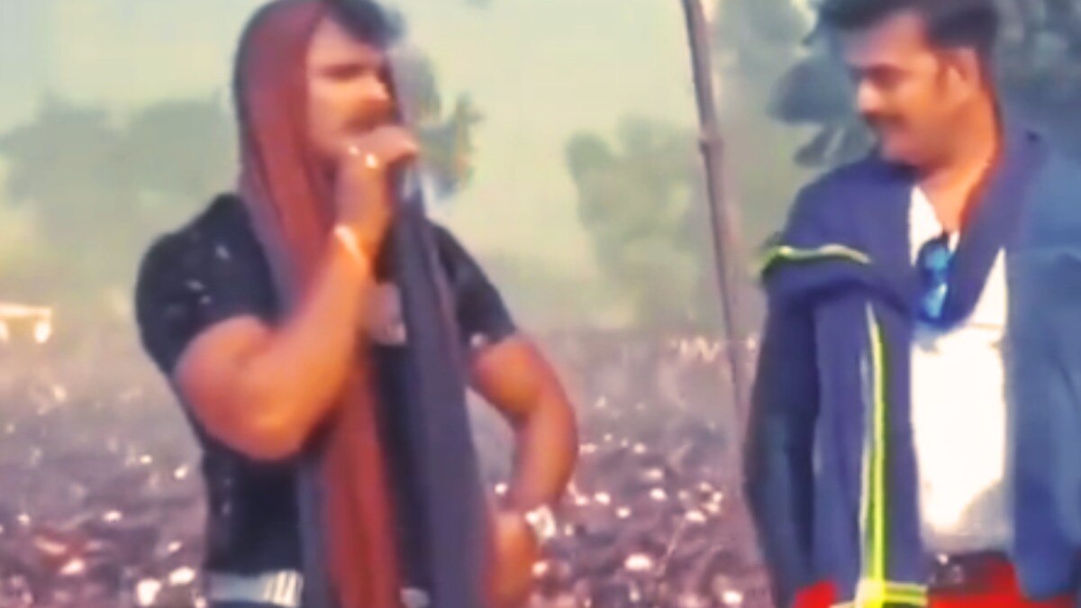 Khesari and Ravi kishan