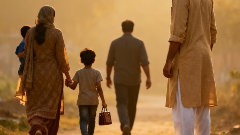 मेरठ में शख्स ने पत्नी और तीन बच्चों को दूसरे युवक के हवाले किया, इस बात से था परेशान Meerut News