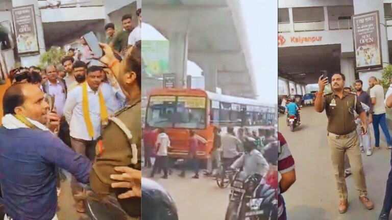 कानपुर में बस ड्राइवर की गुंडई के चलते सड़क पर लगा भीषण जाम?पुलिस के पहुंचने से पहले ये हुआ Kanpur News