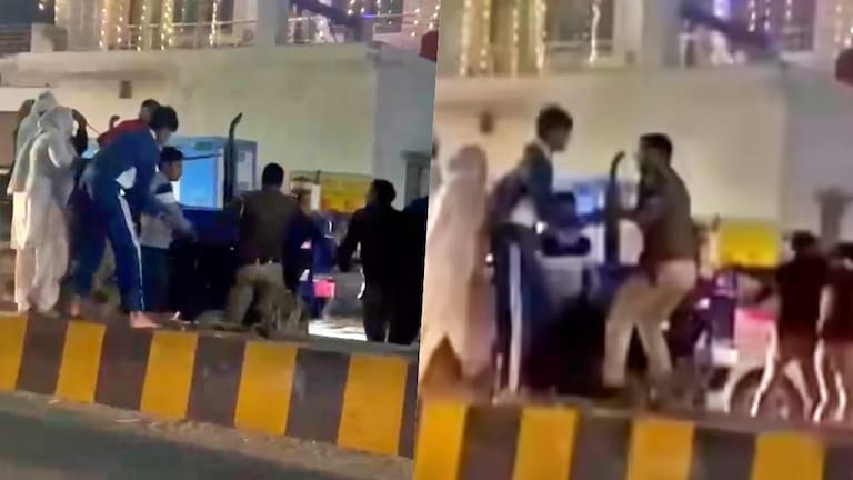 हापुड़ में दरोगा और पुलिसवालों का कपड़ा फाड़ा, ऐसा हमला बोला कि हालत हो गई खराब, मामला क्या है? Video of clash with policemen in Hapur