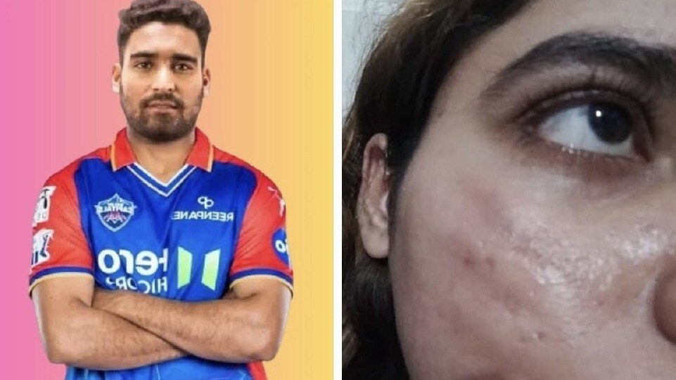 बाएं विपराज निगम और दाएं लड़की जिसने क्रिकेटर पर आरोप लगाए हैं