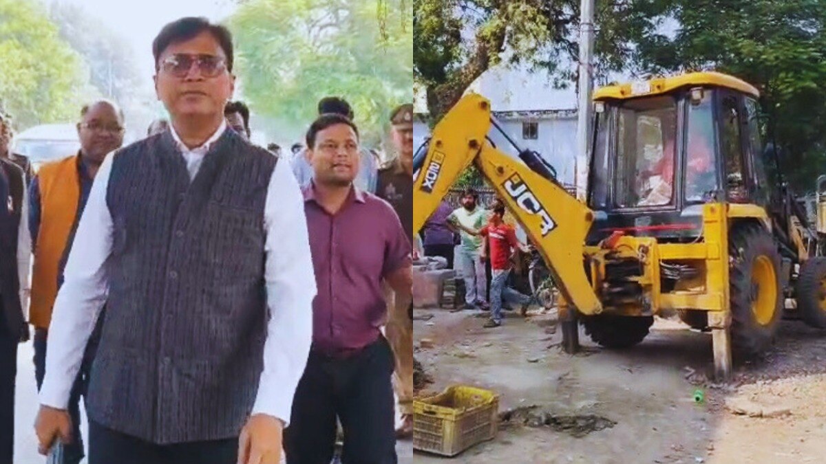 DM anjani singh dulldozer action