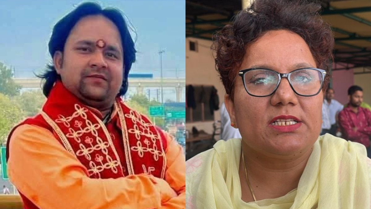 तस्वीर में प्रिंस गौड़ और PCS ऋतु पुनिया