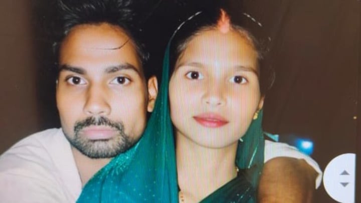 तीन बच्चों की मां प्रीती हो गई थी प्रेमी से प्रेग्नेंट, पेट में पल रहे बच्चे ने लिखी महिला की मौत की कहानी! तस्वीर में पति के साथ प्रीती.