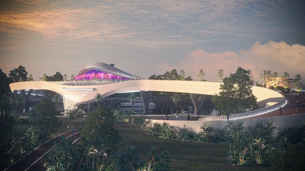 smiling bridge in lucknow