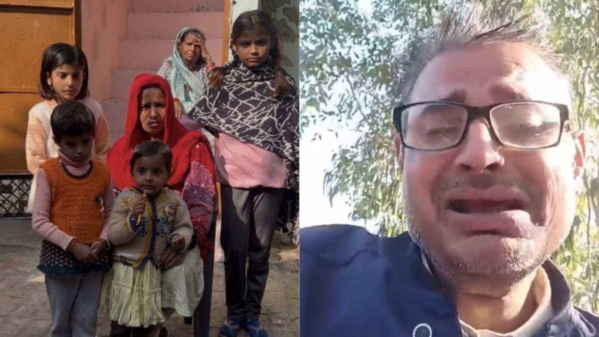 तस्वीर में तनिष्क, माही, नाइयू, रूही और BLO सर्वेश सिंह 