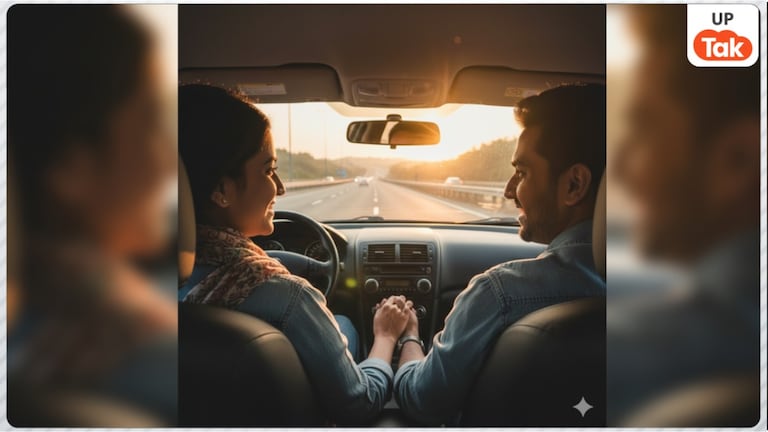 पूर्वांचल एक्सप्रेसवे पर गाड़ी में कैसे रिकॉर्ड हो गया मैरिड कपल का इंटिमेट वीडियो? Couple in car:सांकेतिक तस्वीर