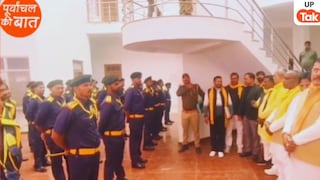 पीली वर्दी, हाथों में डंडा...ओपी राजभर ने कर दी अपनी ही सेना तैयार, किए बड़े दावे UP Tak