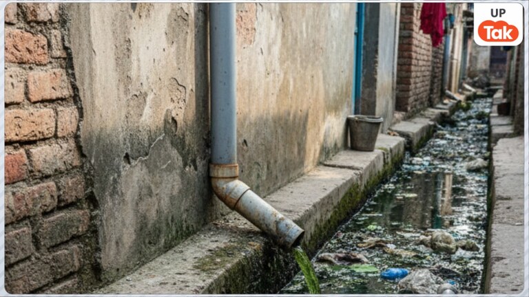 महिला ने दूसरी महिला के घर के सामने वाली नाली में डाला था टॉयलेट का पाइप, मेरठ में फिर दो पक्षों के बीच हुआ घमासान Meerut news