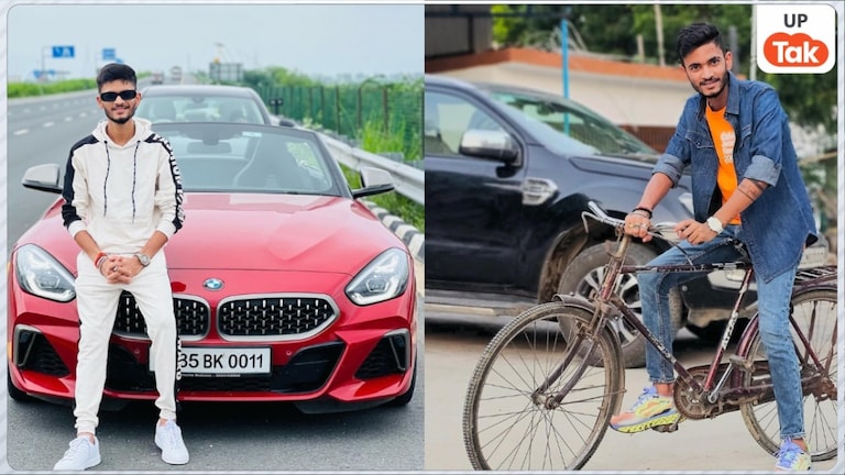 एटलस साइकिल से चलने वाले 26 साल के अनुराग द्विवेदी का गांव वाला महल देखिए! BMW लैंबॉर्गिनी सब पकड़ाई UP Tak