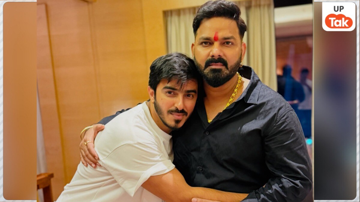 कौन हैं पवन सिंह के खास दोस्त विशाल जिन्हें गार्ड ने पार्टी के बीच स्टेज से मारा धक्का, खूब मचा बवाल pawan singh and vishal singh