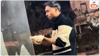 गाजियाबाद की चिकन पॉइंट दुकान पर रोटियां बनाते हुए जावेद अंसारी ऐसा क्या किया जिससे भड़क गए लोग? UP Tak