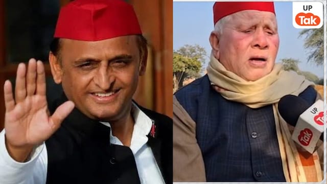 Akhilesh Yadav and ramfal valmiki