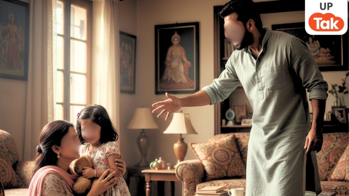 बांदा के कांस्टेबल ने पत्नी और मासूम बच्ची पर किया खौफनाक हमला, अब यमुना किनारे पड़ा मिला उसका सामान UP Tak