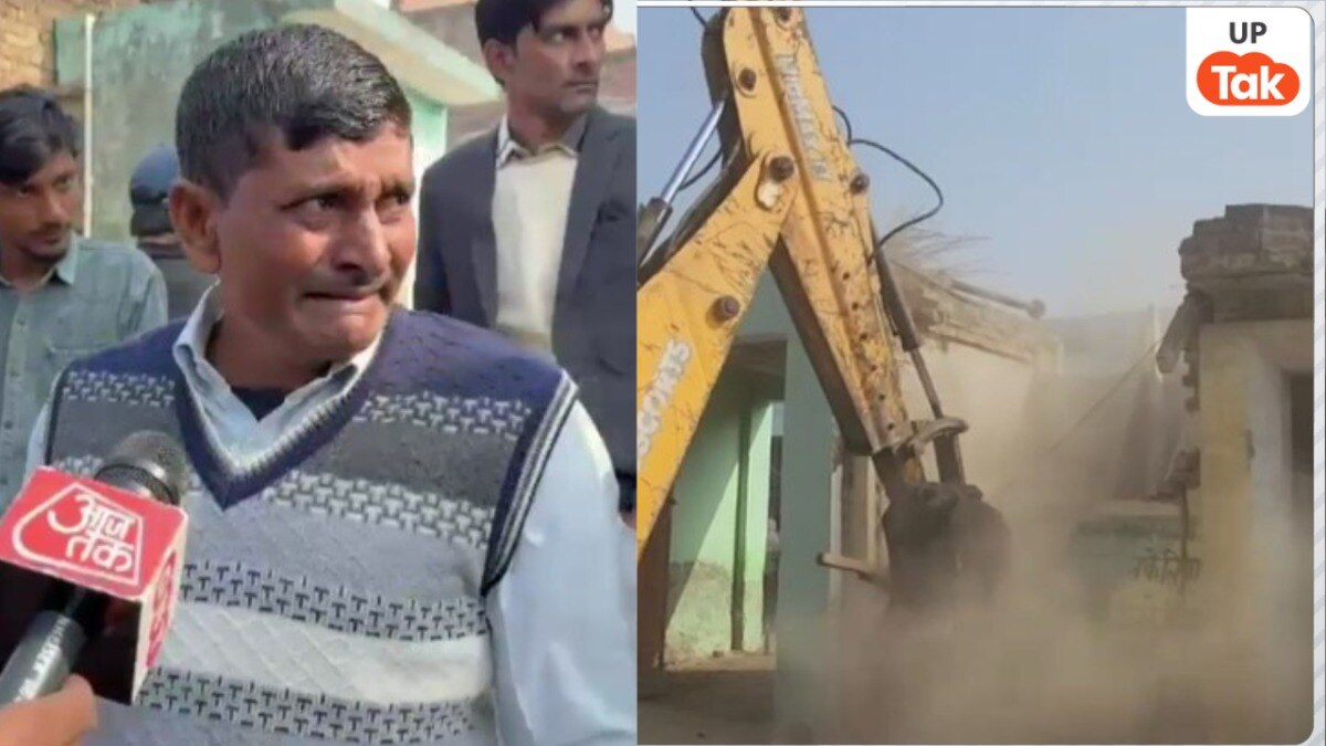 Bulldozer action in sambhal