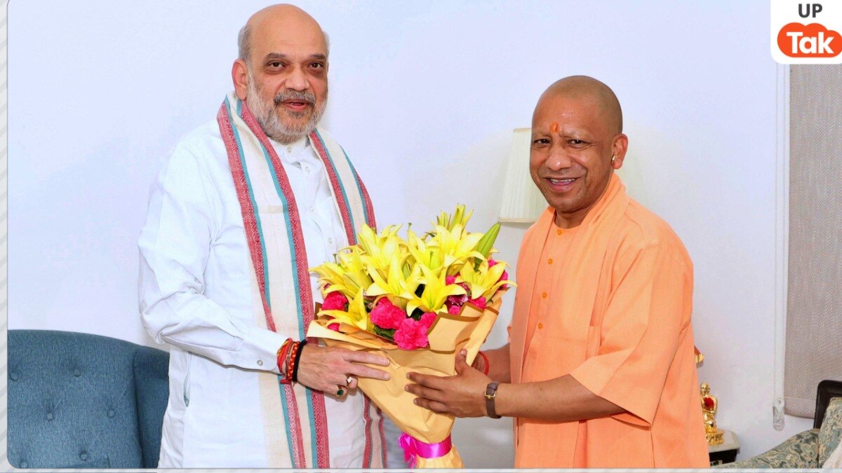 Photo: Home Minister Amit Shah with CM Yogi