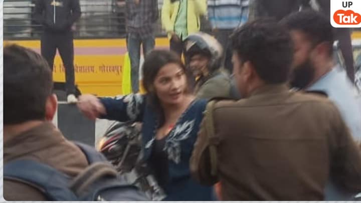 युवक के हाथ से छीनी पिस्टल और कर दिया फायर... गोरखपुर में अंशिका सिंह ने चलाई गोली अमिताभ निषाद को जा लगी, खूब हुआ बवाल! Gorakhpur Crime News