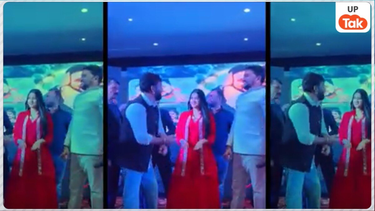 pawan singh attend birthday party of close friend