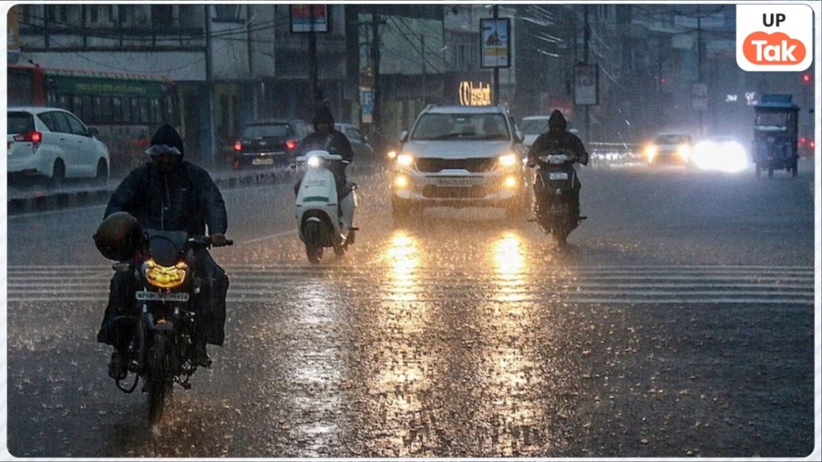 UP Weather Update:यूपी के लखनऊ और अयोध्या में ठंड बढ़ाने वाली बारिश, 50km की रफ्तार वाली हवाओं से तापमान में होगी गिरावट UP Weather Update