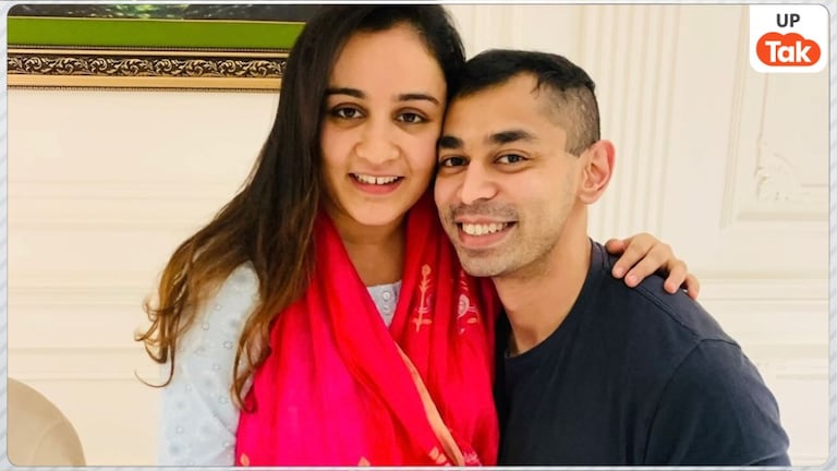 तलाक वाले पोस्ट के बाद अपर्णा की बांहों में बांह डालकर मुस्कुराते दिखे प्रतीक यादव और कह दी ये बात Aparna and Prateek