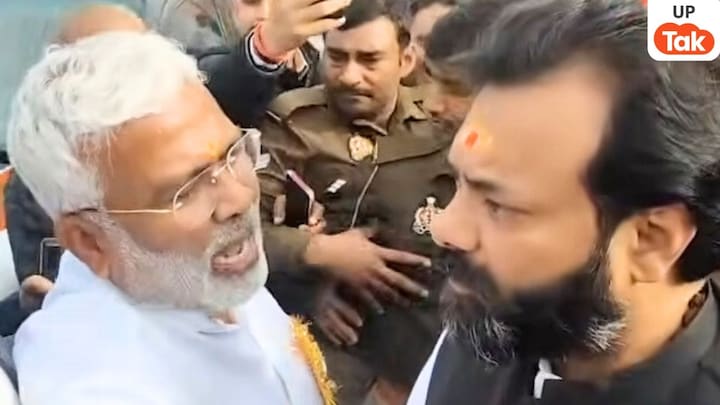 मंत्री स्वतंत्र देव सिंह के साथ BJP विधायक बृजभूषण राजपूत ने असल में क्या किया, अब जाकर पूरी कहानी और ये वीडियो सामने आया UP Tak