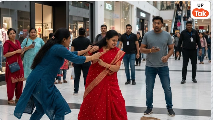 गर्लफ्रेंड को मॉल में ड्रेस पसंद करवा रहा था पति तभी पहुंच गई पत्नी, फिर हुई दोनों महिलाओं के बीच उठा-पटक Sonbhadra News: सांकेतिक तस्वीर