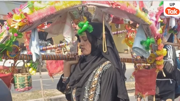 बुर्का पहनकर कांवड़ क्यों ला रही हैं तमन्ना मलिक? खुद ही बता दी हैरान कर देने वाली वजह Sambhal, Tamanna Malik, Kanwar in burqa, Haridwar, Mahashivratri, Aman Tyagi, Chhaimnath Temple, Jalabhishek, Kanwar Yatra, viral video, police protection, CO Kuldeep Singh