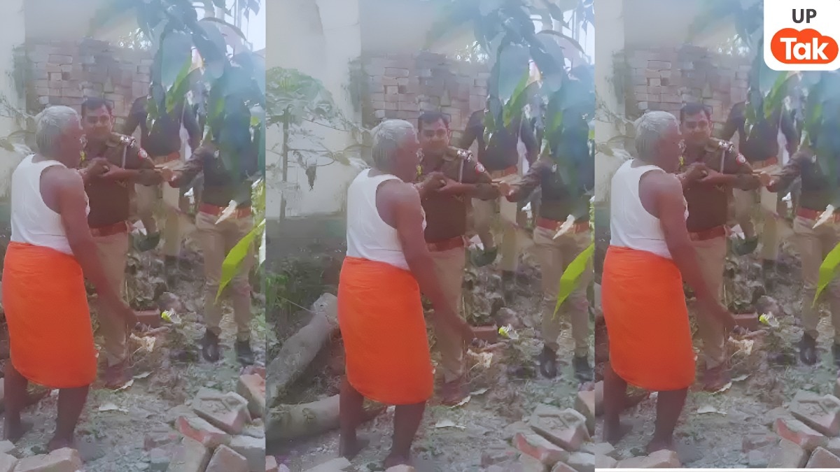 देवरिया के दबंग दीनानाथ तिवारी ने दारोगा का कॉलर पकड़ा और सिपाही के थप्पड़ जड़े, बुलानी पड़ी महिला पुलिस तो ये हुआ