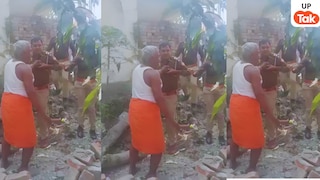 देवरिया के दबंग दीनानाथ तिवारी ने दारोगा का कॉलर पकड़ा और सिपाही के थप्पड़ जड़े, बुलानी पड़ी महिला पुलिस तो ये हुआ UP Tak