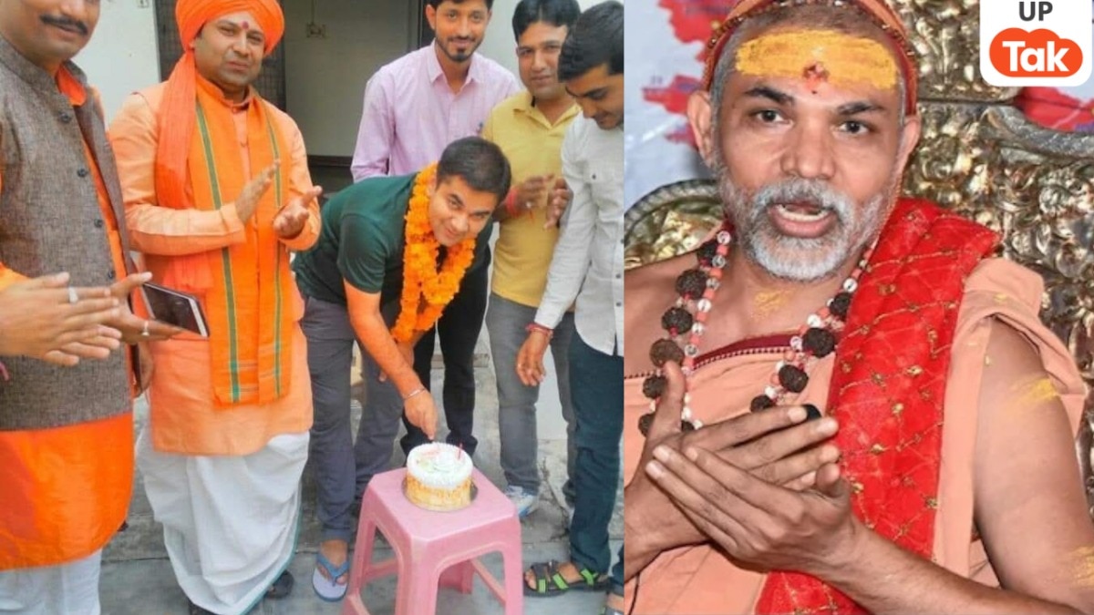 स्वामी अविमुक्तेश्वरानंद ले आए शिकायतकर्ता आशुतोष-प्रयागराज पुलिस अधिकारी IPS अजयपाल शर्मा की साथ में फोटो फिर लगाए बड़े आरोप