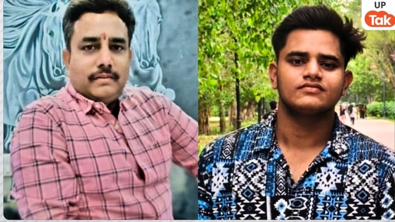 जेल भेजे जाने से पहले पिता को मारने वाला अक्षत बहन से लिपटकर खूब रोया, फिर उसने कृति से कही ये बात Manvendra Singh and Akshat Singh