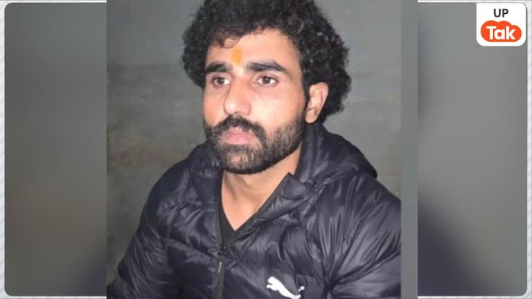 आगरा एनकाउंटर में मारा गया बदमाश पवन उर्फ कल्लू...20 मिनट तक होती रही ताबड़तोड़ फायरिंग Agra News