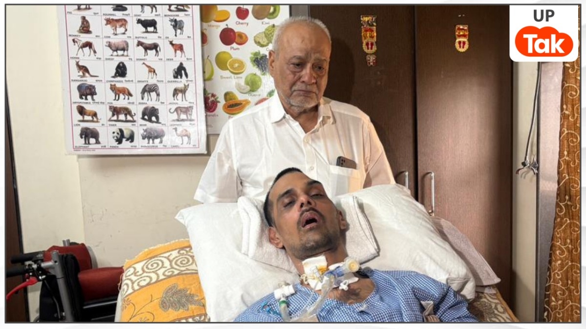 गोरखपुर के आनंद दीक्षित 2.5 साल से पड़े हैं अचेत, आखिरी आस में संघर्ष कर रहे इनके पिता की कहानी रुला देगी
