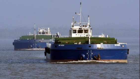 Waterways Infrastructure, Representative pic from PIB