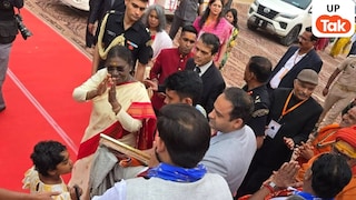 राष्ट्रपति द्रौपदी मुर्मू ने गोवर्धन में की परिक्रमा, पूजा-अर्चना कर लिया आशीर्वाद UP Tak